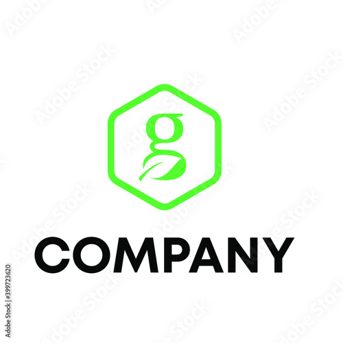 Free Download leaf with letter G logo - GFXLoad