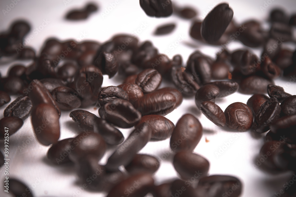 Close up of original coffee beans coming from vietnam, they are known for there strong but sweet taste! Close up of original coffee beans coming from vietnam, they are known for there strong but sweet taste!