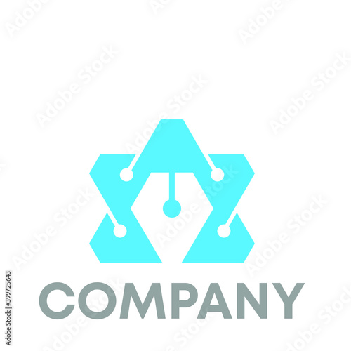 automatic gear technology logo design
