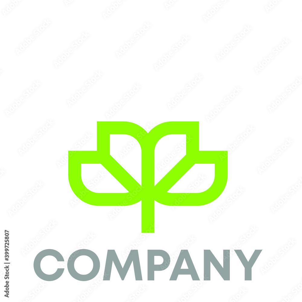 Obraz premium plant logo