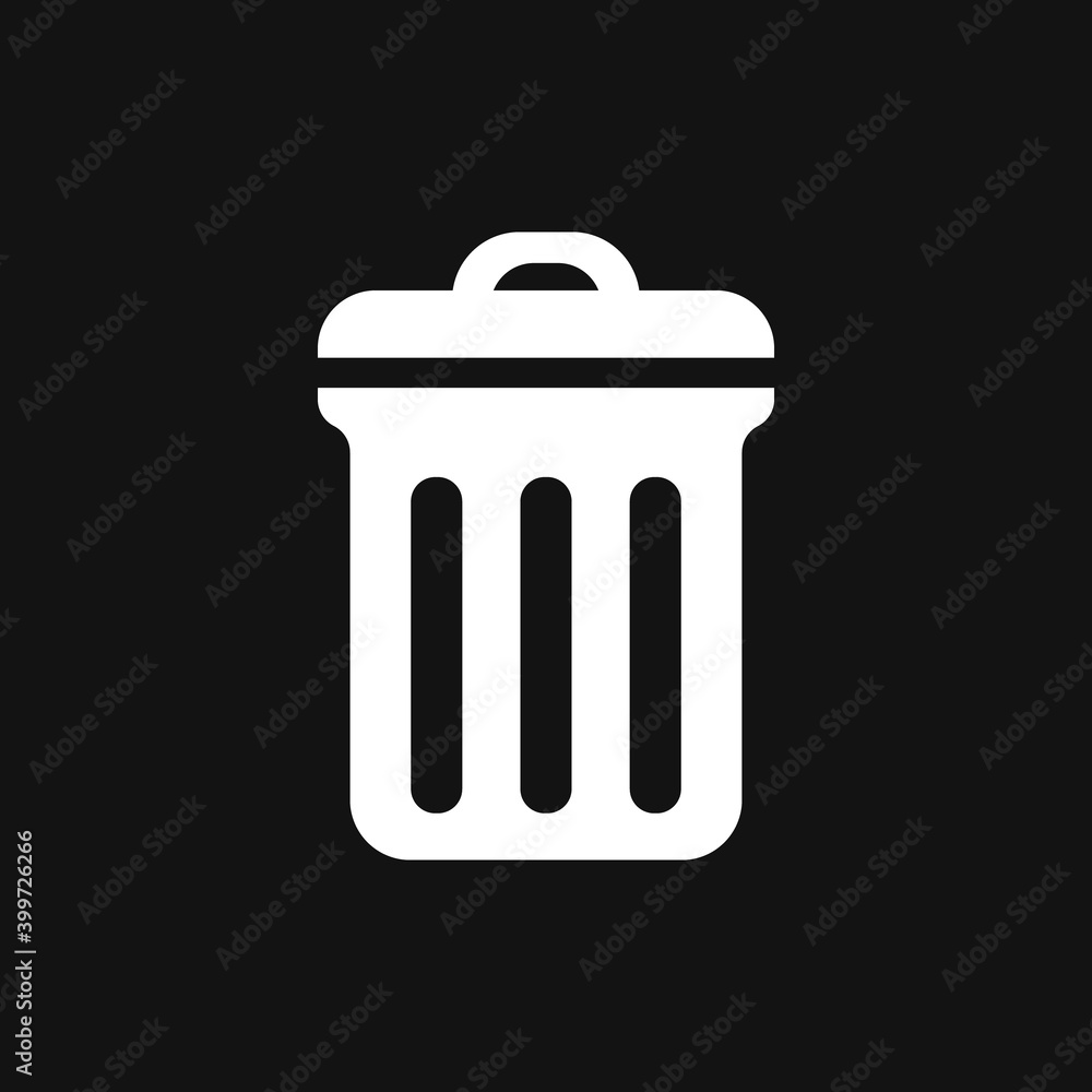 Trash box set icon. Recycled symbol. Vector stock illustration. EPS 10 Trash box set icon. Recycled symbol. Vector stock illustration. EPS 10