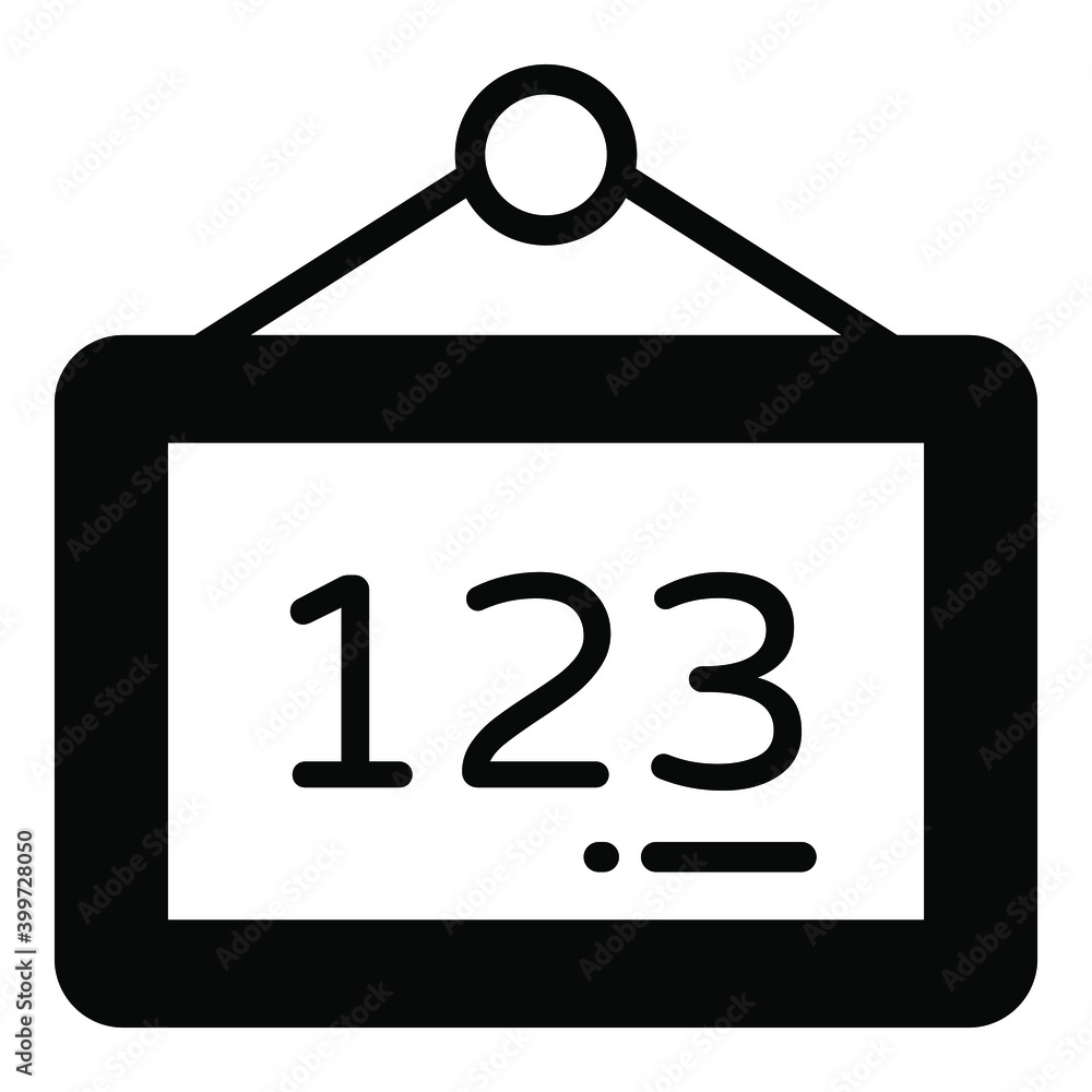 sign board flat outline icon, school and education icon sign board flat outline icon, school and education icon