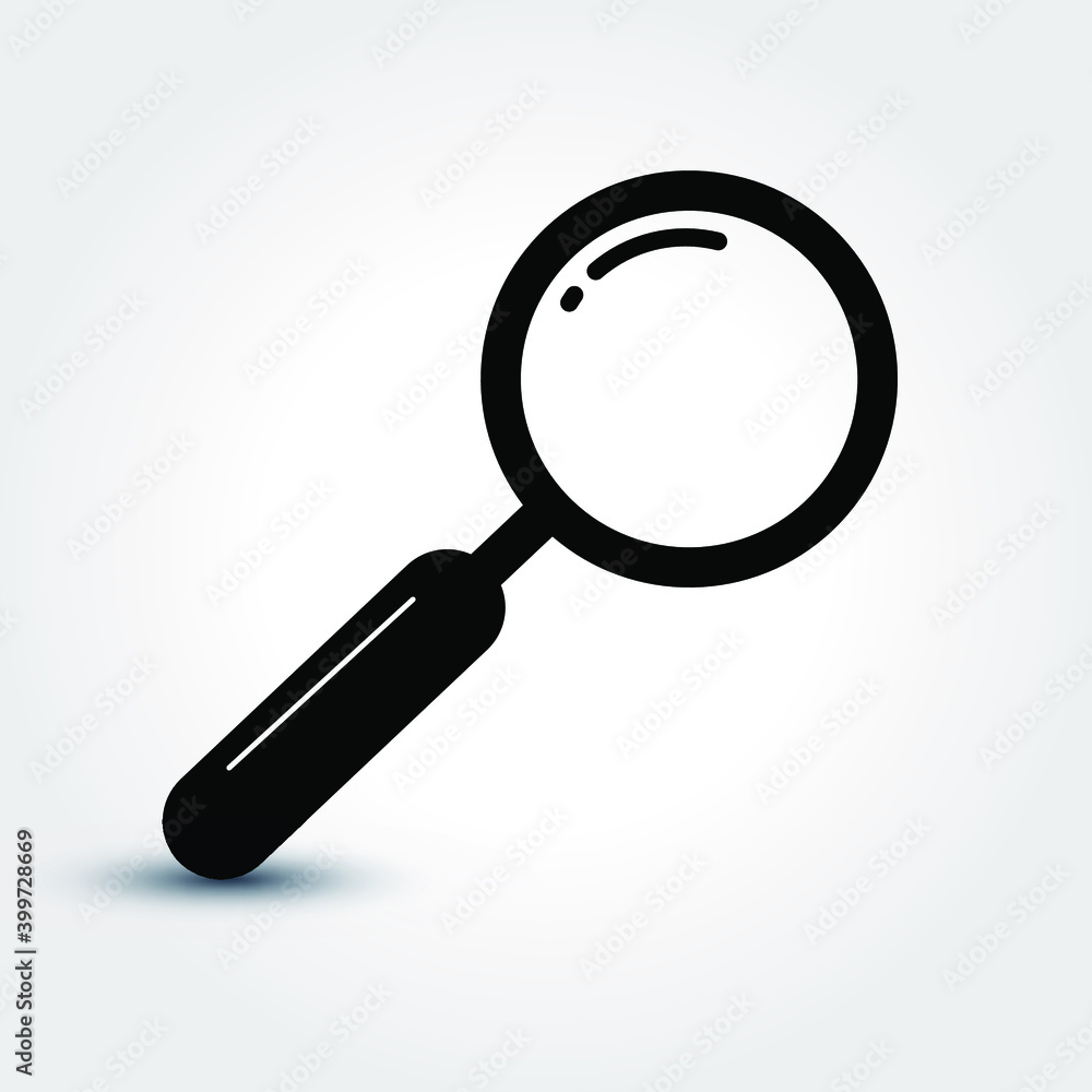 Magnifying glass icon. Eps10 vector illustration. Magnifying glass icon. Eps10 vector illustration.