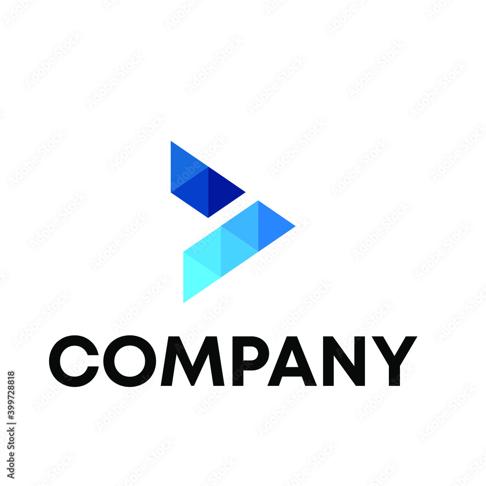 Fototapeta premium play button logo