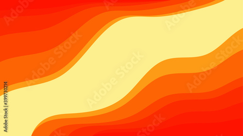 abstract orange waves background