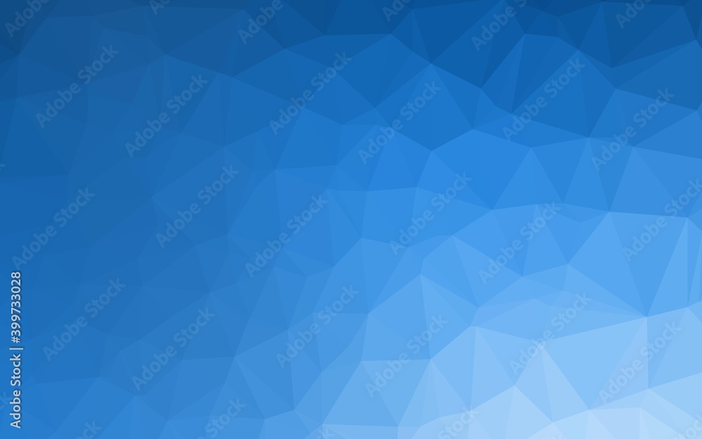 Light BLUE vector low poly cover. Light BLUE vector low poly cover.
