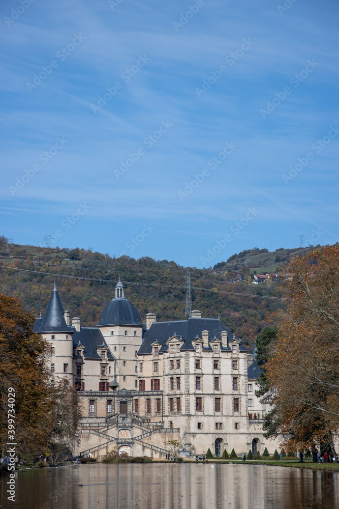castle on the lake, Chateau de Vizille