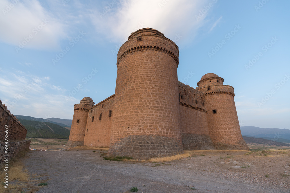 La Calahorra castle wall in southern Spain