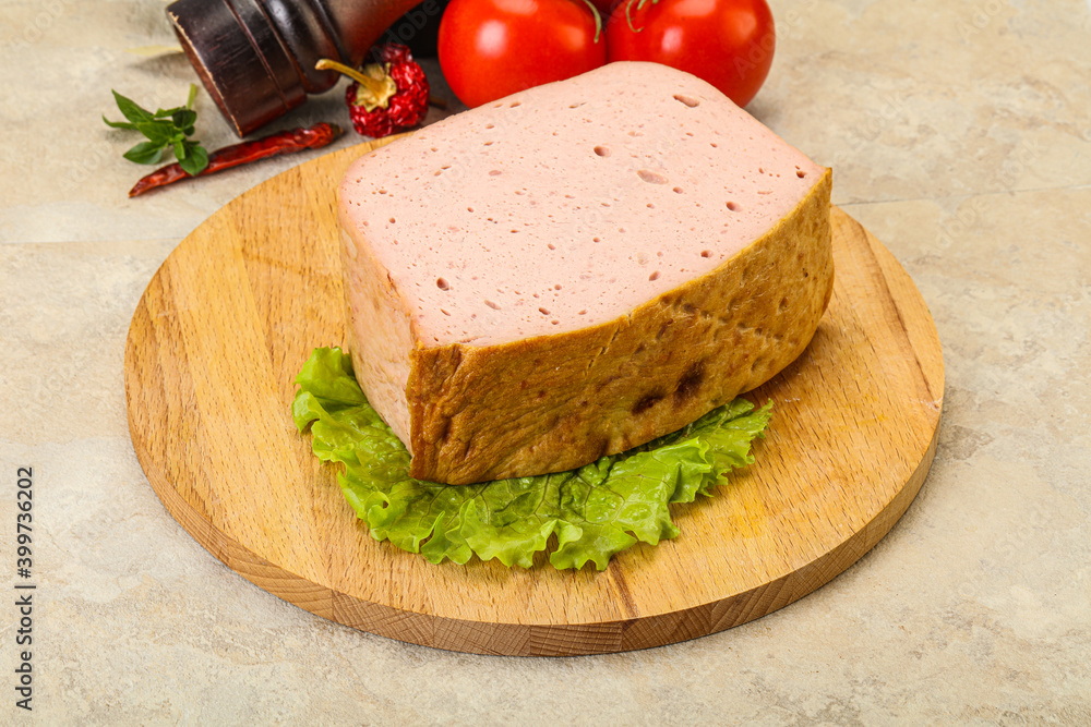 Homemade baked traditional meat loaf Homemade baked traditional meat loaf