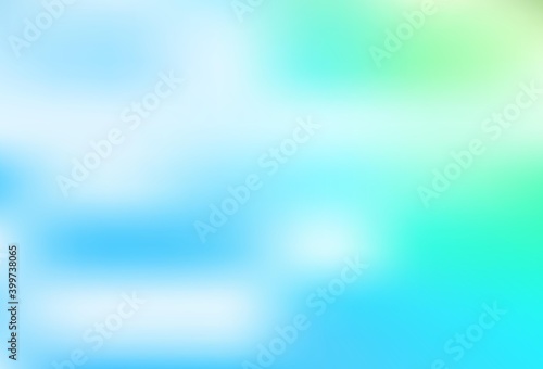 Light Blue, Green vector blurred pattern.