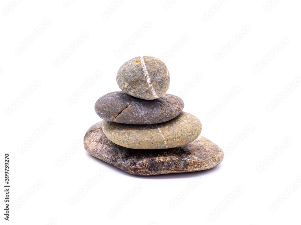 Balance Steine isoliert auf weißen Hintergrund Balance Steine isoliert auf weißen Hintergrund