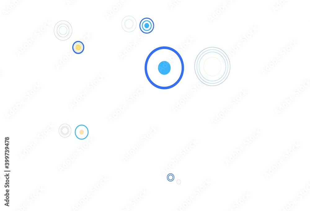 Light Blue, Yellow vector background with spots. Light Blue, Yellow vector background with spots.
