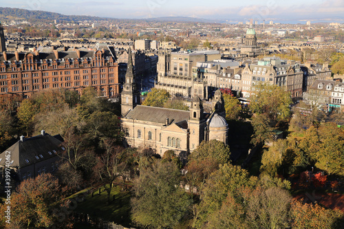 View of the city of Edinburgh, Scotland