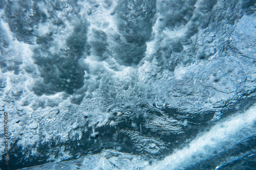 oceanic underwater view, fantasy nature backgrounds. High quality photo