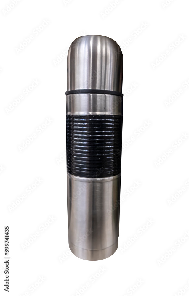 Isolated on white background thermos Isolated on white background thermos