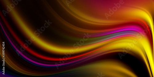  Colorful smooth blurred waves abstract background