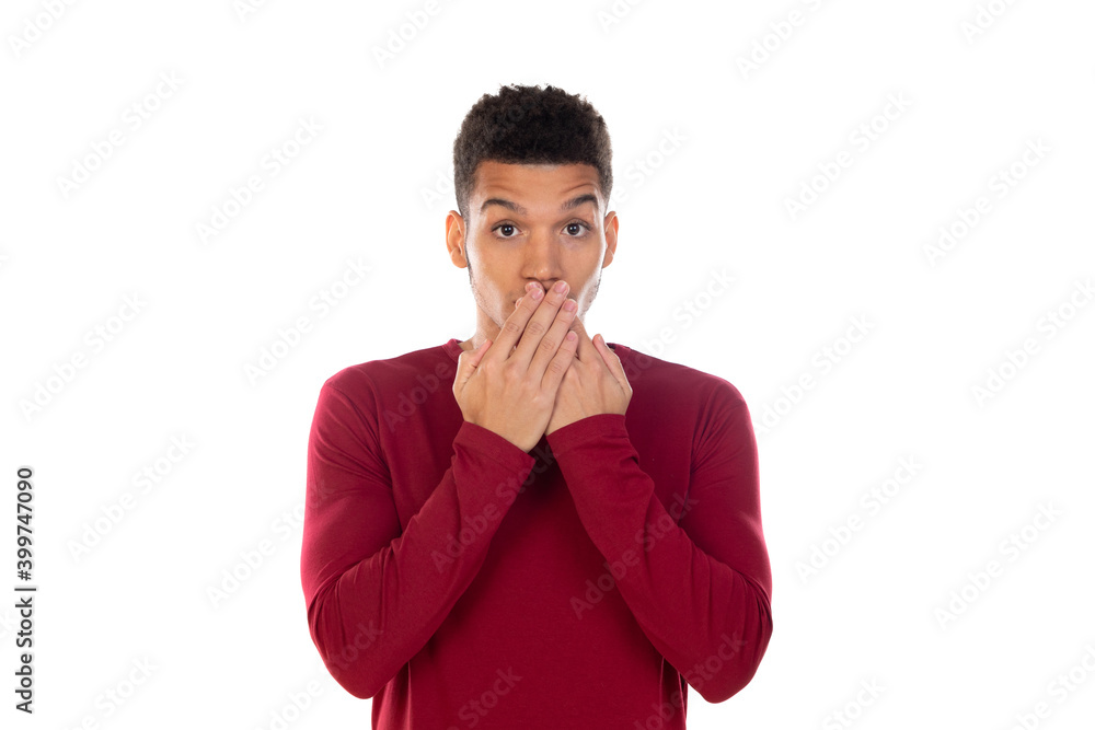 Latin guy with short afro hair Latin guy with short afro hair