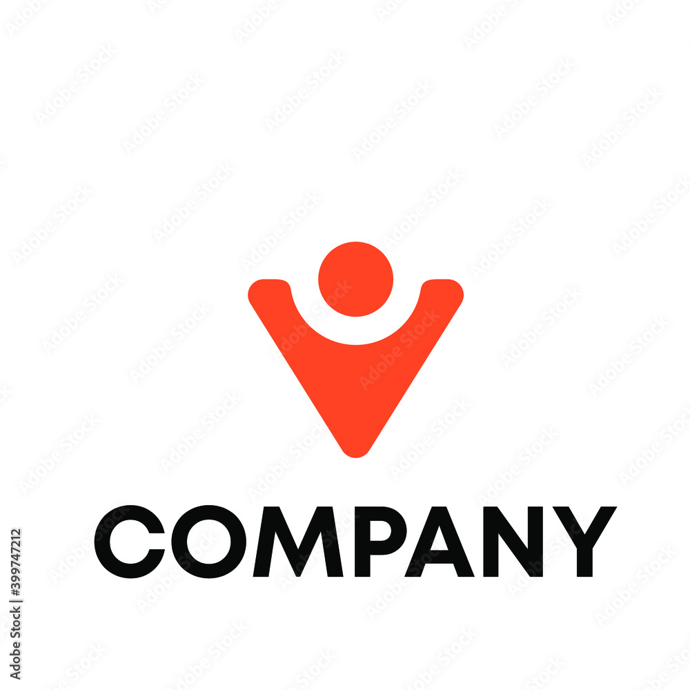 V logo V logo