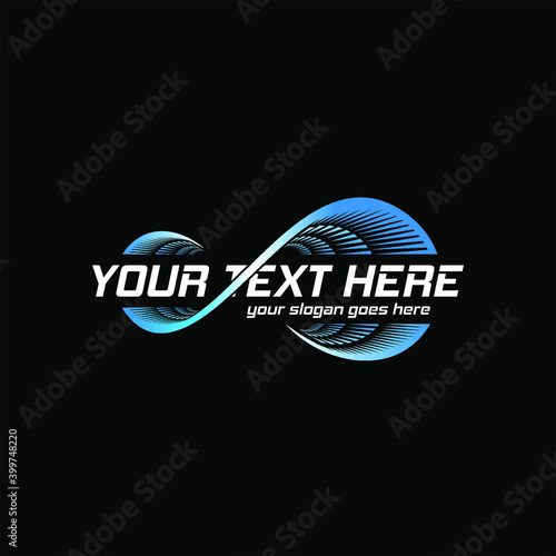 infinty logo design template