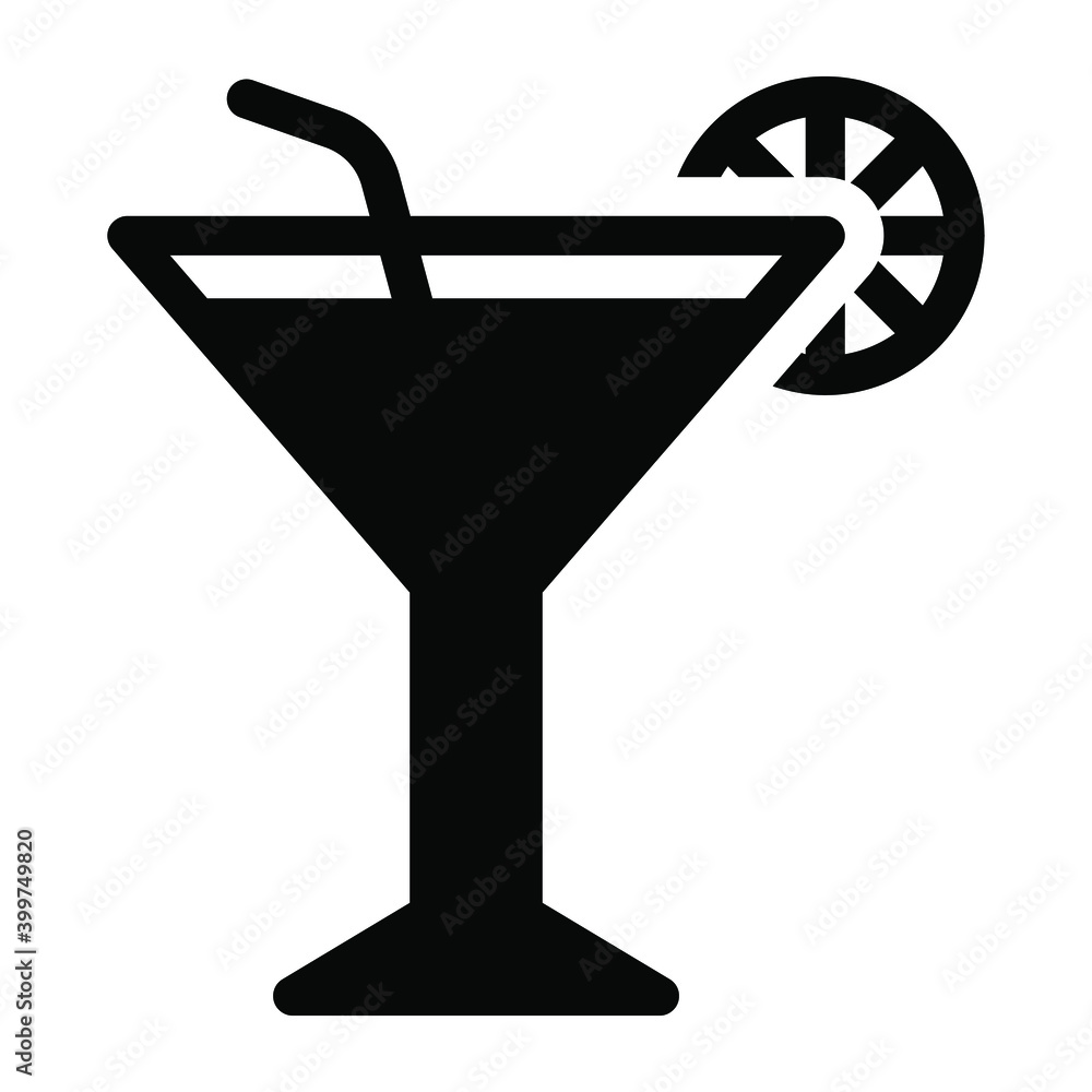 A solid vector of cocktail
A solid vector of cocktail