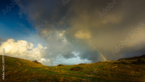 Arcoiris en Cabo Silleiro