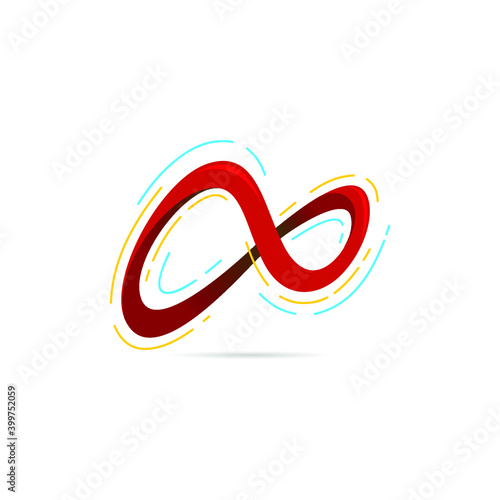 infinty logo design template