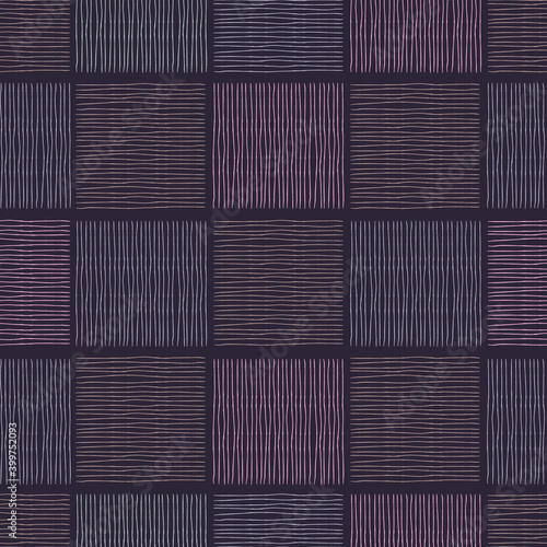 Vector contemporary seamless pattern with aesthetic hand drawn abstract shapes and geometric elements. Creative Mid Century minimalist bohemian contemporary design, print, poster, background