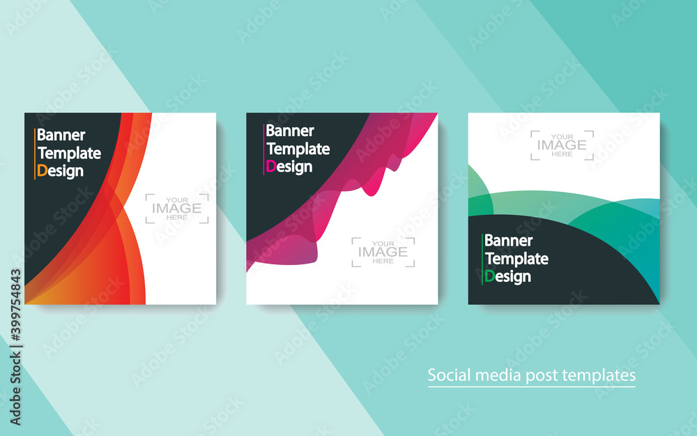 set banner social media post design,vector illustrations. set banner social media post design,vector illustrations.