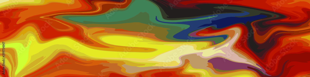 Abstract gradient artwork. Colorful liquid marble style background. Fluid inks creative texture