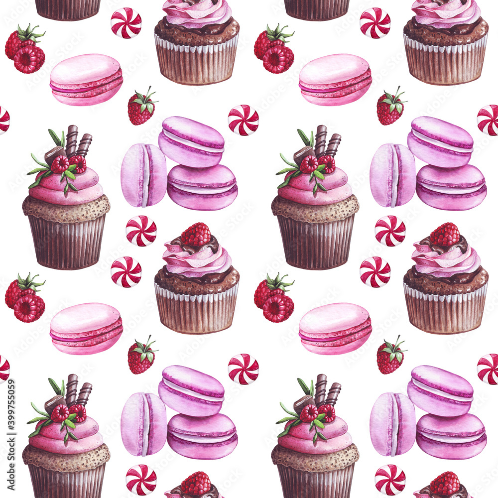 watercolor sweet capcake watercolor sweet capcake