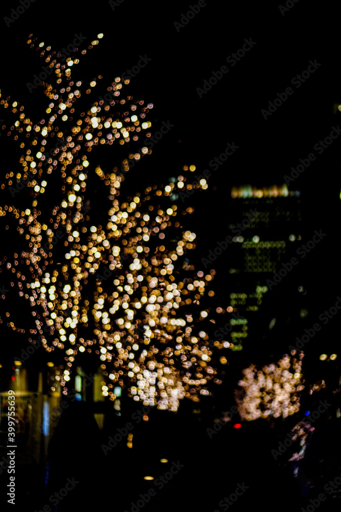 Naklejka premium クリスマス イルミネーション