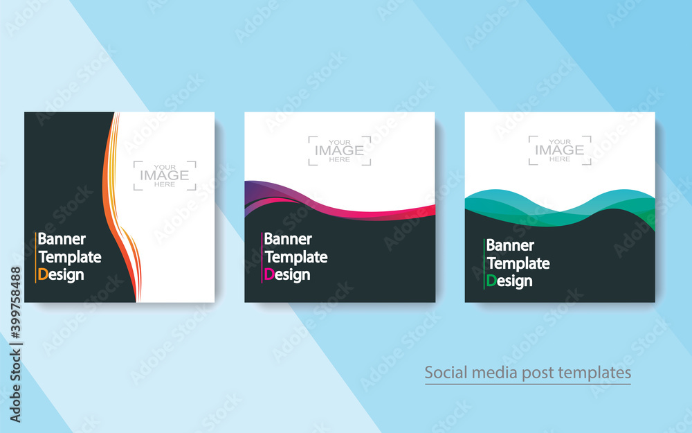 set banner social media post design,vector illustrations. set banner social media post design,vector illustrations.