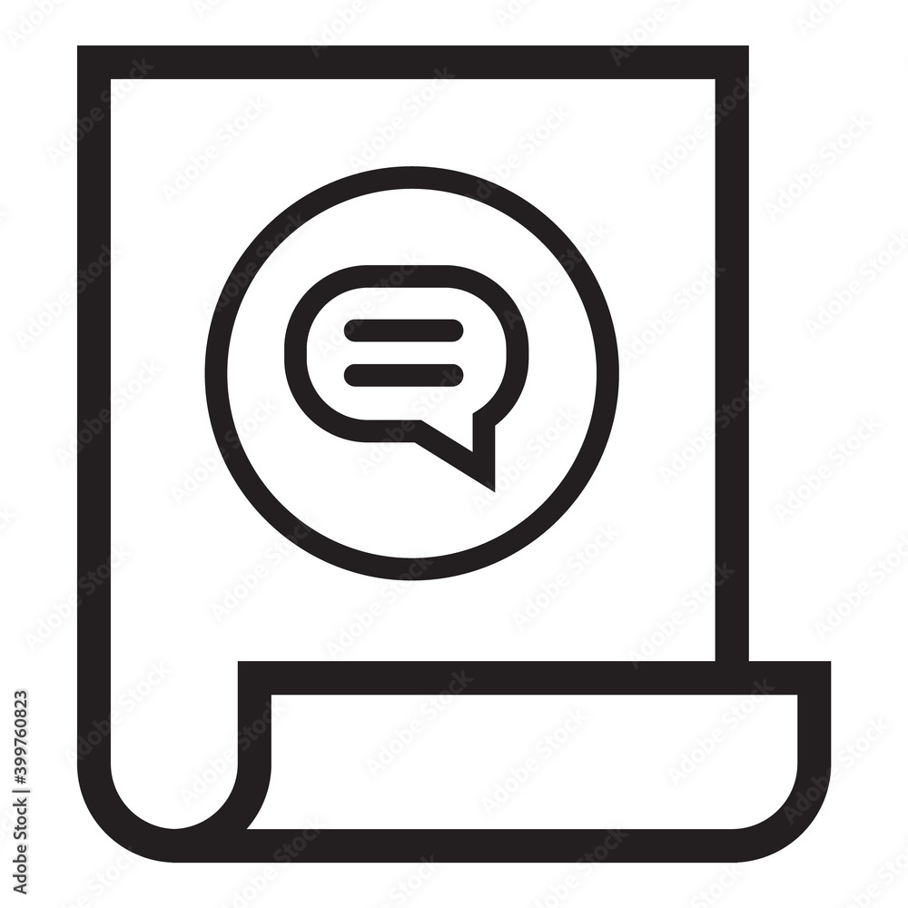 File Social Message Document Flat Icon Isolated On White Background File Social Message Document Flat Icon Isolated On White Background