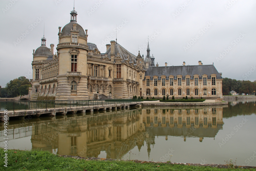 castle of chantilly in (france)