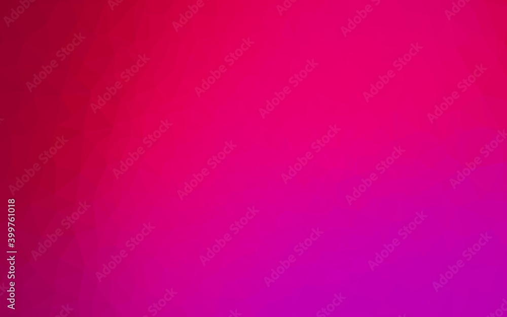 Light Purple, Pink vector blurry triangle template.