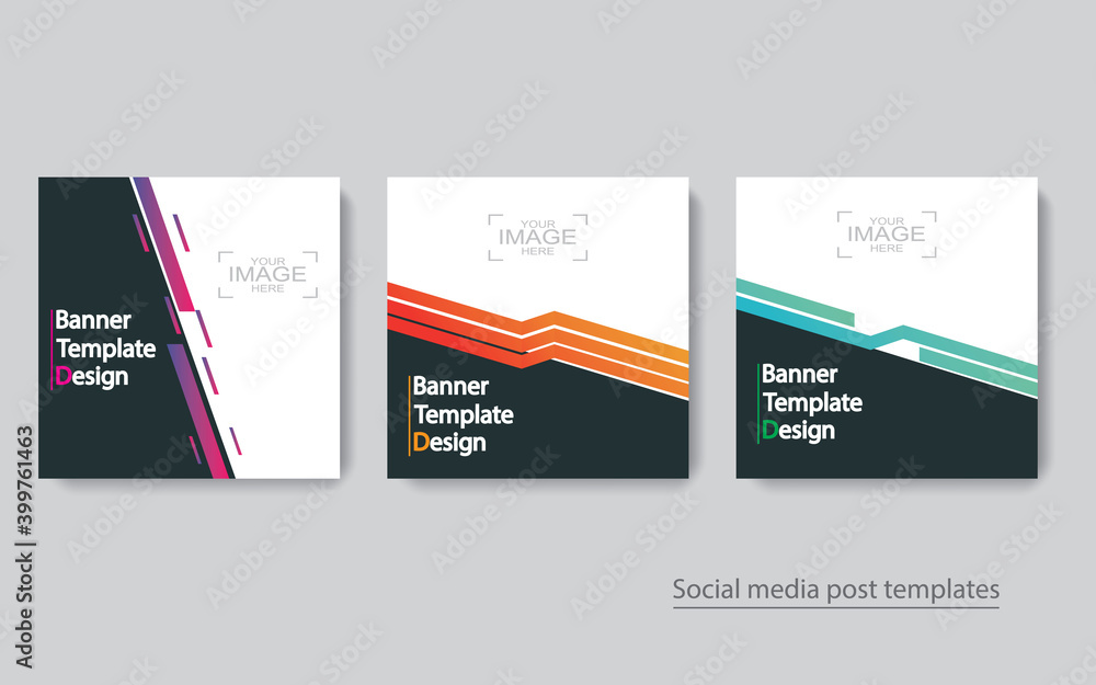 set banner social media post design,vector illustrations. set banner social media post design,vector illustrations.