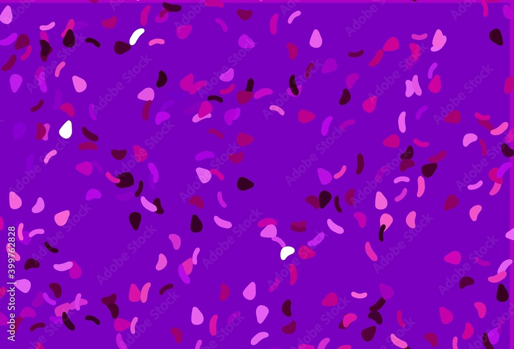 Light Purple vector background with abstract forms. Light Purple vector background with abstract forms.