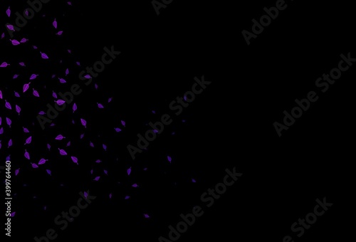 Dark Purple vector doodle layout. © Dmitry