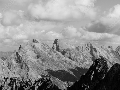 Heinrich-Noe-Steig via ferrata, Karwendel, Bavaria, Germany photo