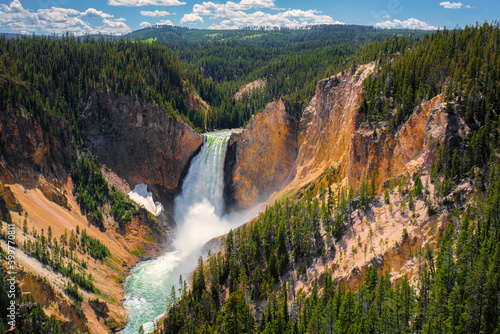 The Grand Canyon of the Yellowstone, Yellowstone National Park, Wyoming.