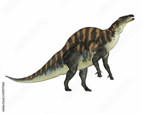 Ouranosaurus dinosaur - 3D render © Elenarts