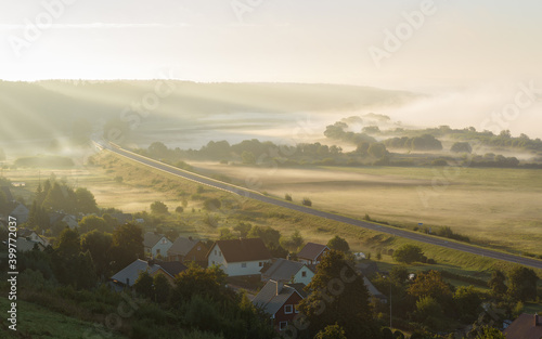 Beautiful autumn in Lthuania. photo