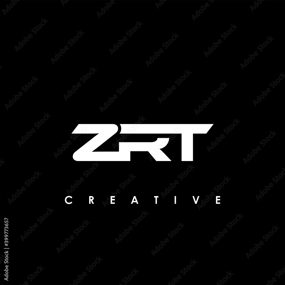 ZRT Letter Initial Logo Design Template Vector Illustration