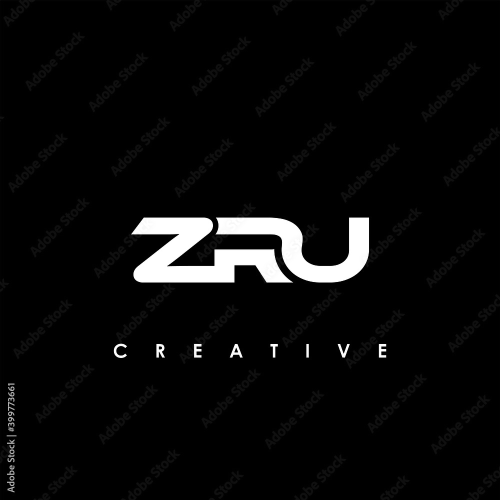 ZRU Letter Initial Logo Design Template Vector Illustration ZRU Letter Initial Logo Design Template Vector Illustration