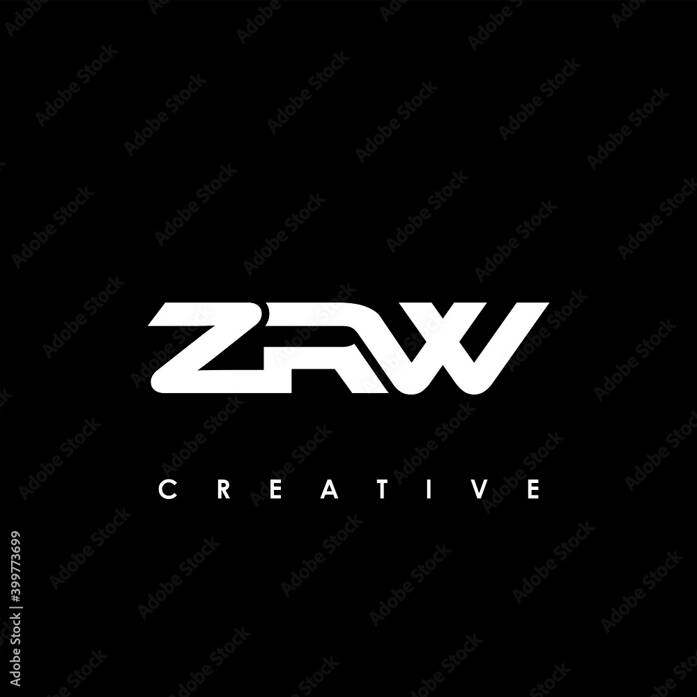 ZRW Letter Initial Logo Design Template Vector Illustration ZRW Letter Initial Logo Design Template Vector Illustration