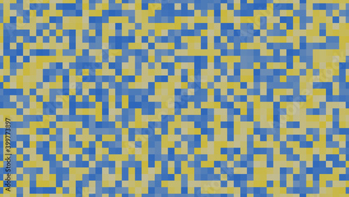 Blue and yellow background