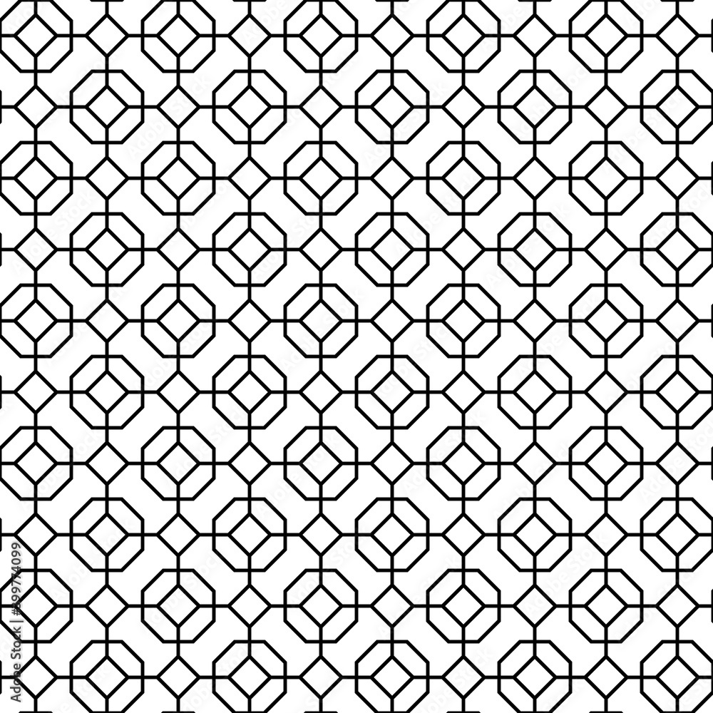 Fototapeta premium seamless pattern with shapes