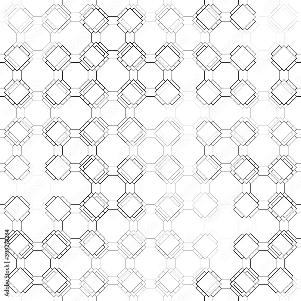 Fototapeta premium Seamless pattern with shapes. 