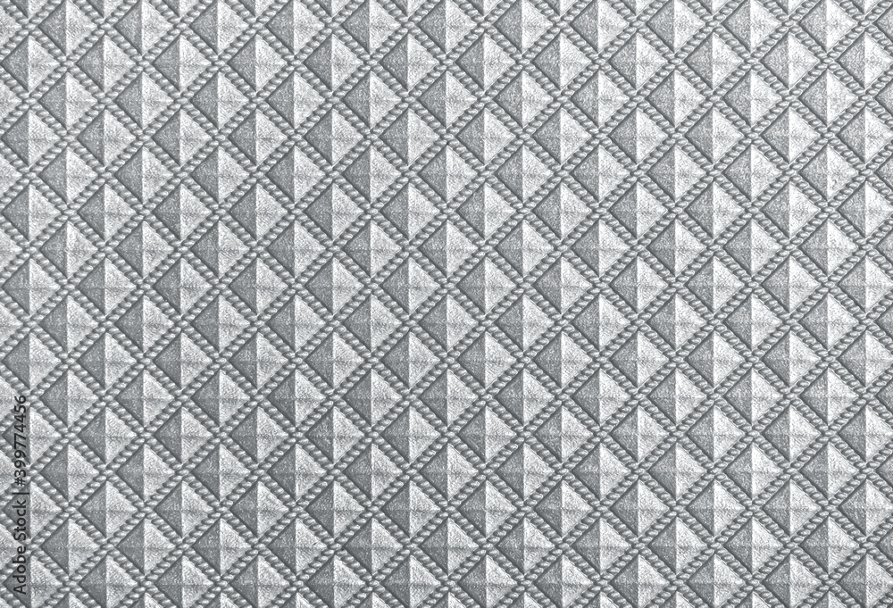 Ultimate Gray color of the year 2021. Vintage background with small symmetrical gray rhombus.