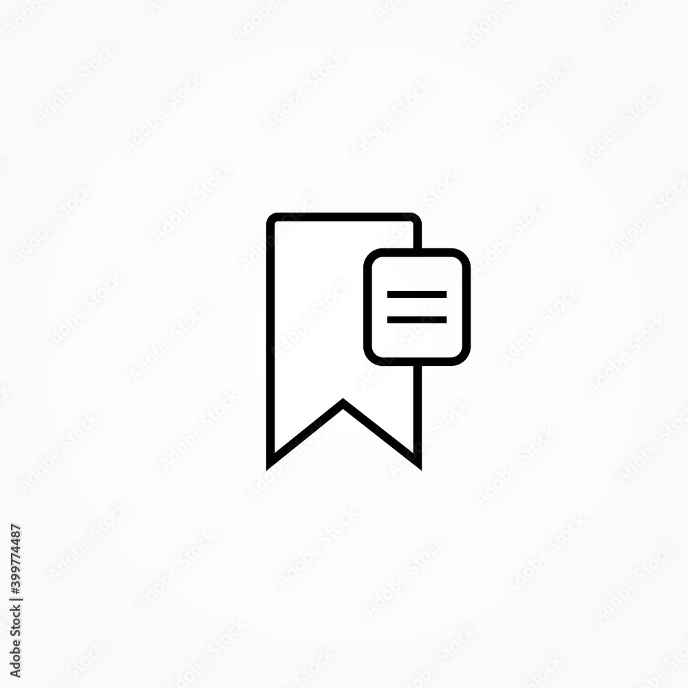 Bookmark line Icon Bookmark line Icon